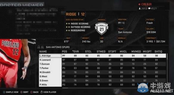 《NBA 2K16》現役、經典球隊的球員盤點攻略
