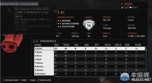 《NBA 2K16》現役、經典球隊的球員盤點攻略