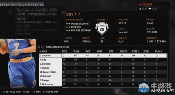 《NBA 2K16》現役、經典球隊的球員盤點攻略