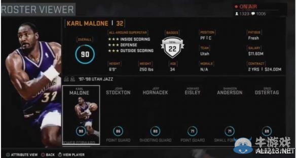 《NBA 2K16》現(xiàn)役、經(jīng)典球隊的球員盤點攻略