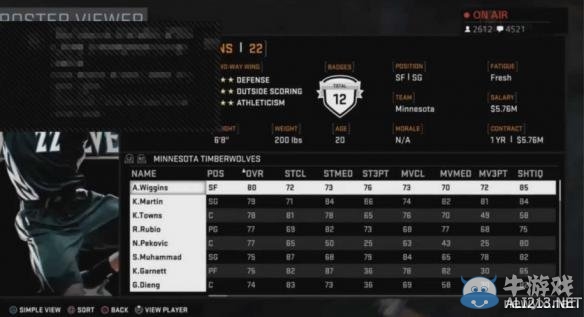 《NBA 2K16》現役、經典球隊的球員盤點攻略