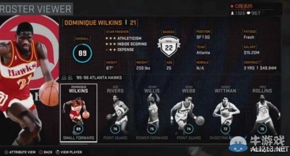《NBA 2K16》現(xiàn)役、經(jīng)典球隊的球員盤點攻略