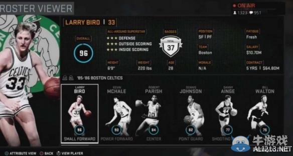 《NBA 2K16》現(xiàn)役、經(jīng)典球隊(duì)的球員盤點(diǎn)攻略