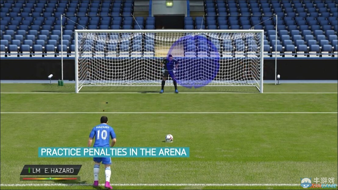 《FIFA 16》點球射門控制按鍵說明