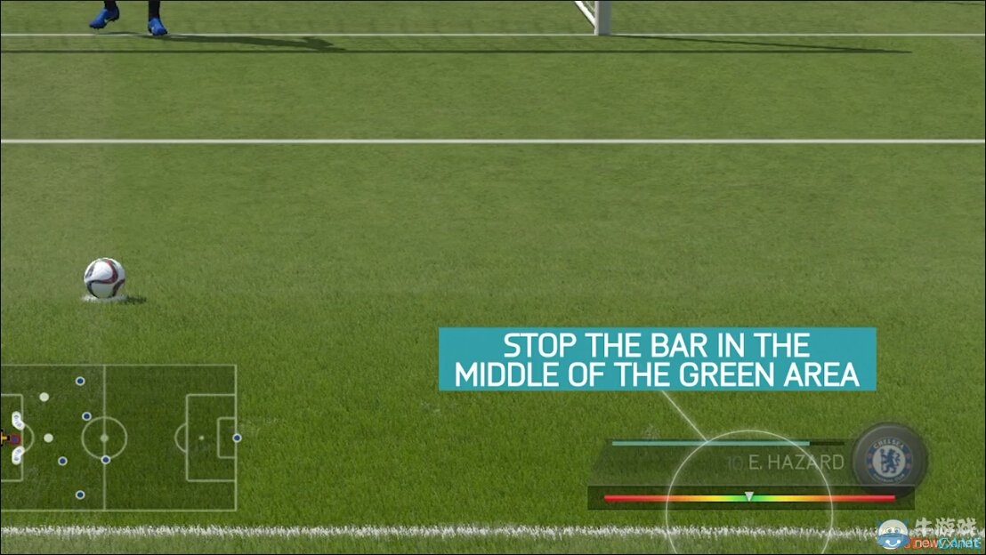 《FIFA 16》點球射門控制按鍵說明