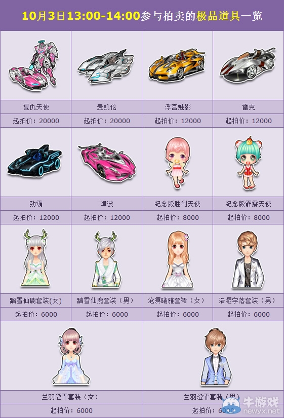 《QQ飛車(chē)》國(guó)慶節(jié)拍賣(mài)盛大開(kāi)啟 極品匯聚不能不來(lái)！