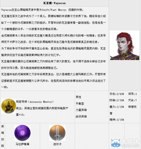 《魔法門之英雄無敵7》全英雄匯總一覽