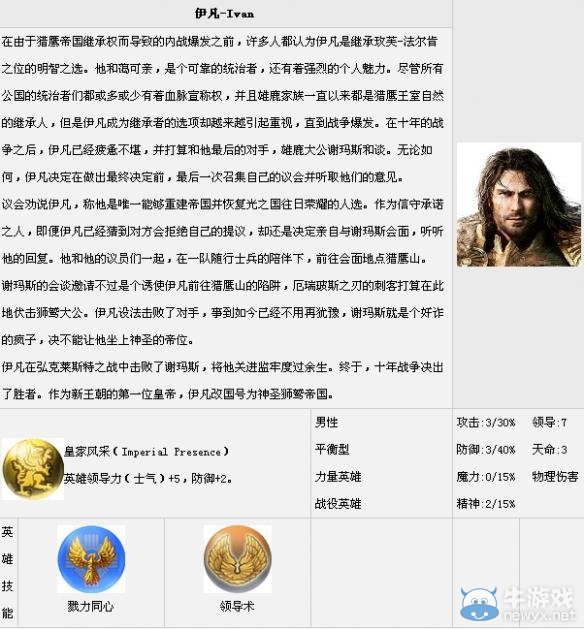 《魔法門之英雄無(wú)敵7》全英雄匯總一覽