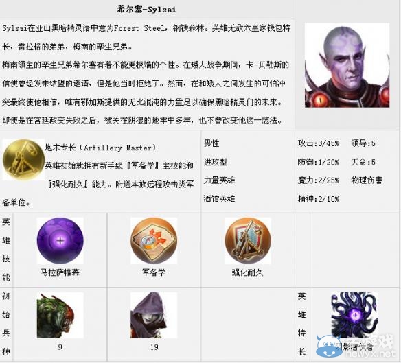 《魔法門之英雄無敵7》全英雄匯總一覽