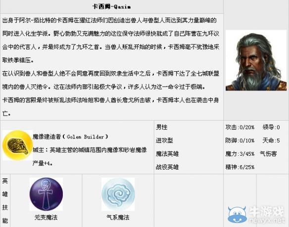 《魔法門之英雄無(wú)敵7》全英雄匯總一覽