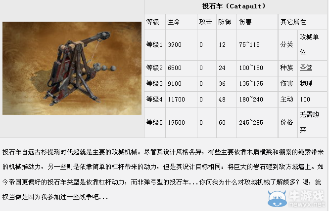 《魔法門之英雄無敵7》軍備單位圖鑒大全