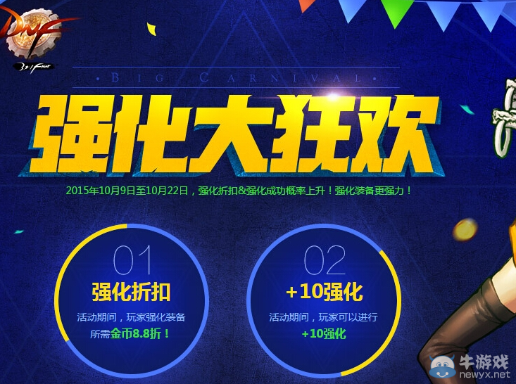 《DNF》強化大狂歡活動內容與獎勵