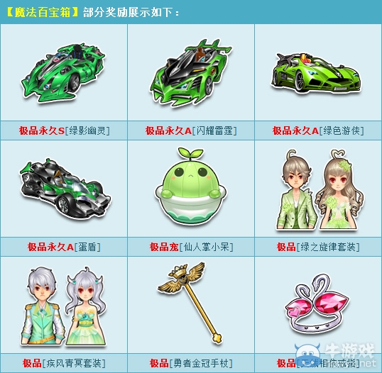 《QQ飛車》魔法百寶箱閃耀升級(jí) 永久S綠影幽靈限時(shí)搶！