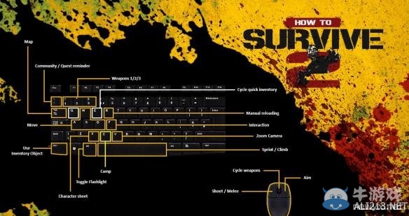 《生存指南2》鍵位按鍵操作方法