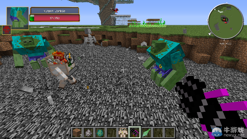 《我的世界》史蒂夫軍團(tuán)VS牛魔王對戰(zhàn)演示視頻