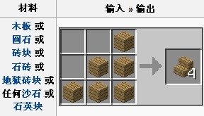 《我的世界》木質樓梯制作方法