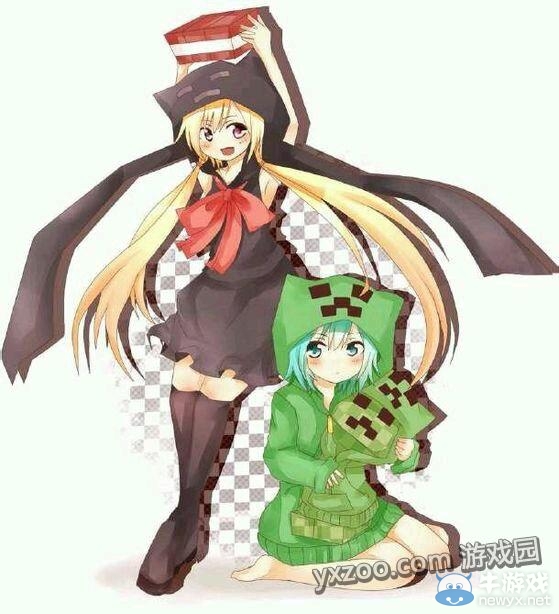 《我的世界》怪物娘化圖片 準(zhǔn)備好手紙擼吧