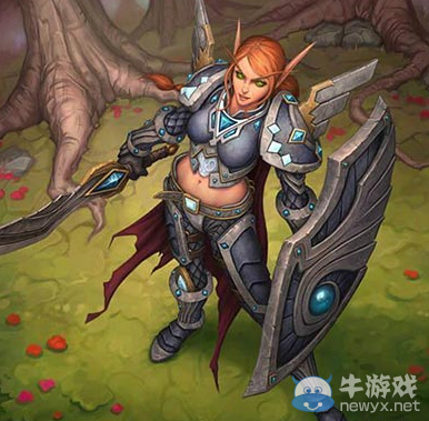 《爐石傳說》圣騎士新皮膚莉亞德琳