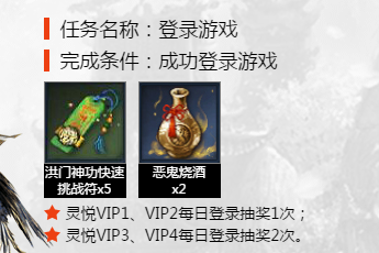 《劍靈》心悅專區(qū)每日禮包