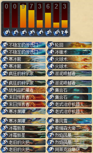 《爐石傳說》集合石冰法卡組