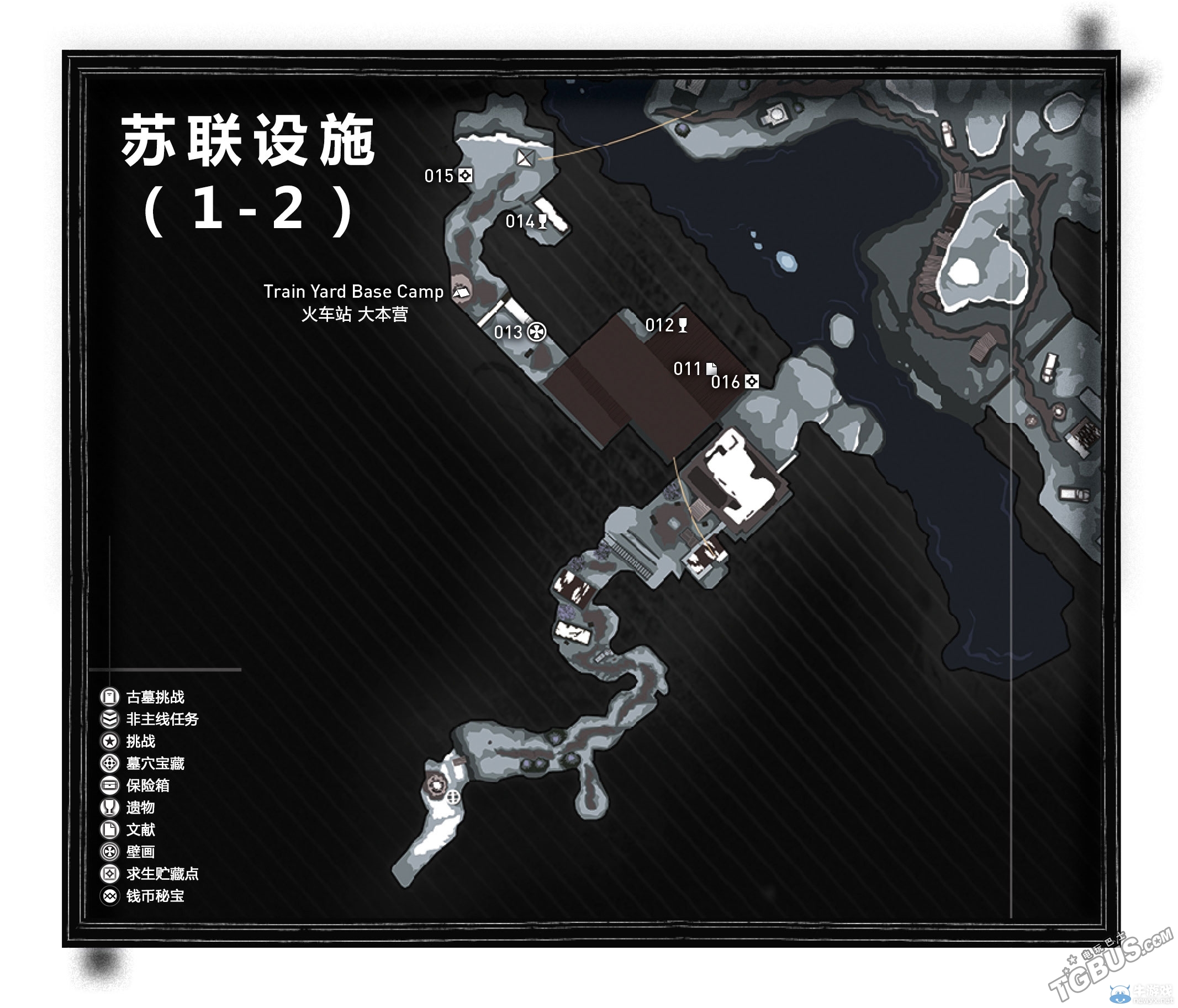 《古墓麗影：崛起》全地圖收集要素一覽