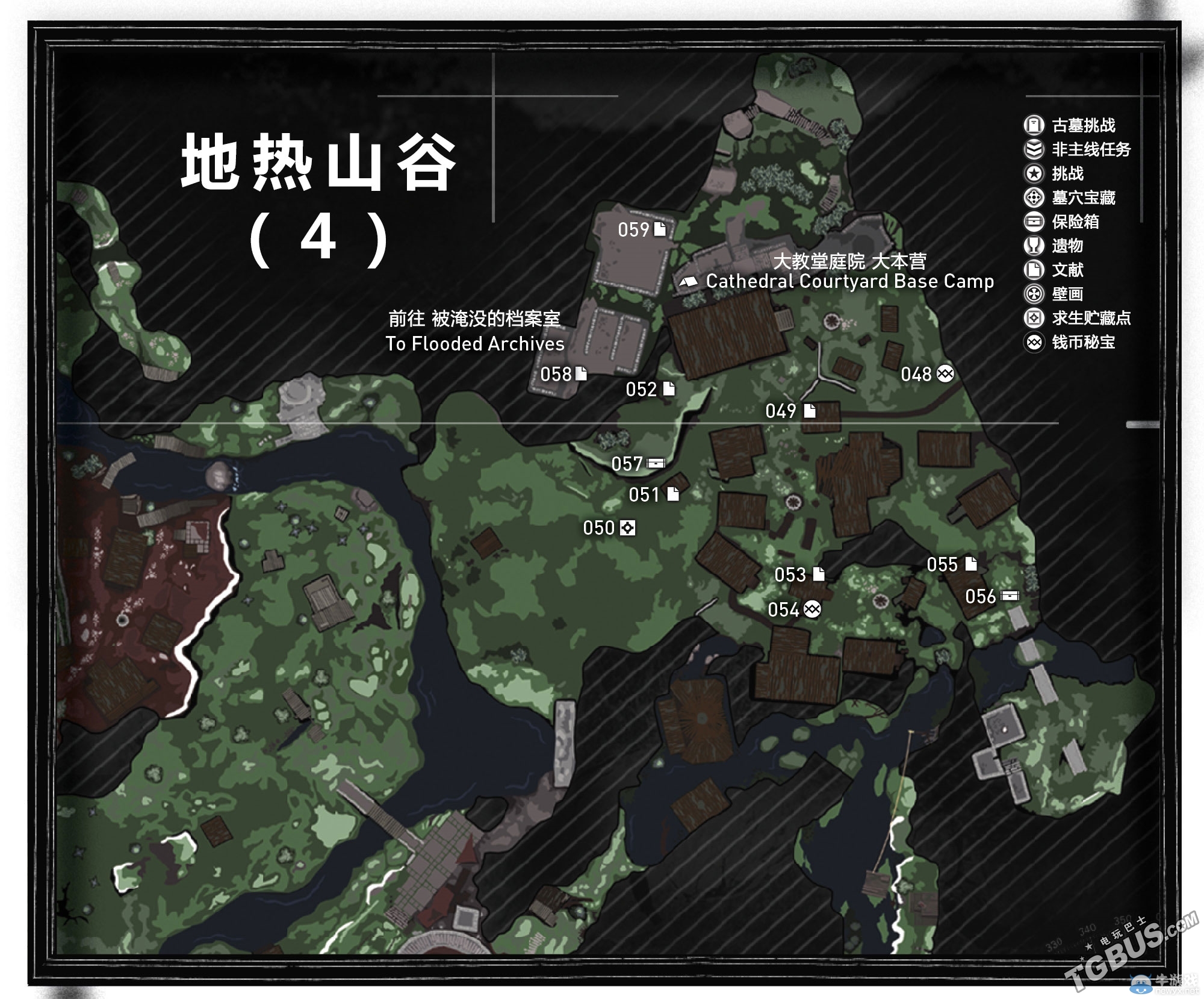 《古墓麗影：崛起》全地圖收集要素一覽