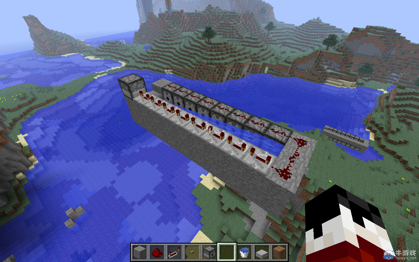 《我的世界》紅石隱藏地獄火制作演示視頻