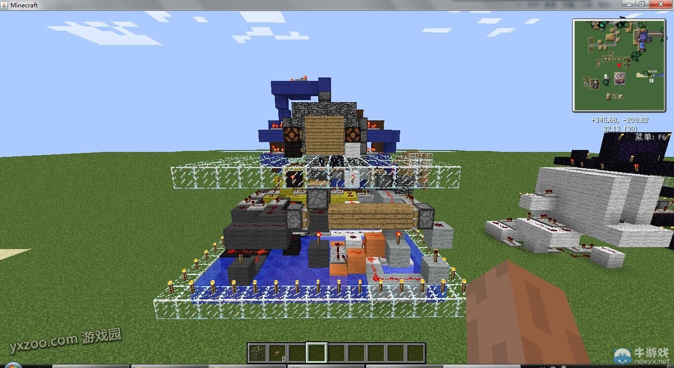 《我的世界》1.7.2紅石基礎(chǔ)與紅石門制造演示視頻教程