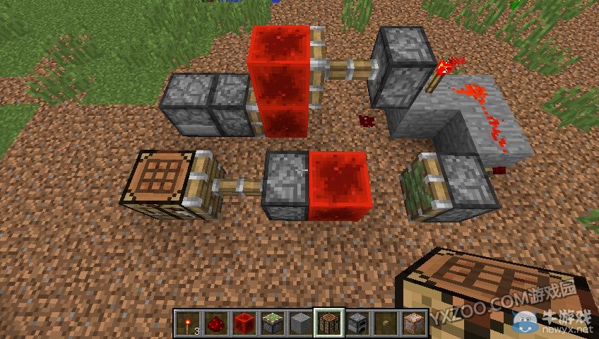 《我的世界》熔爐暗門制作圖文教程