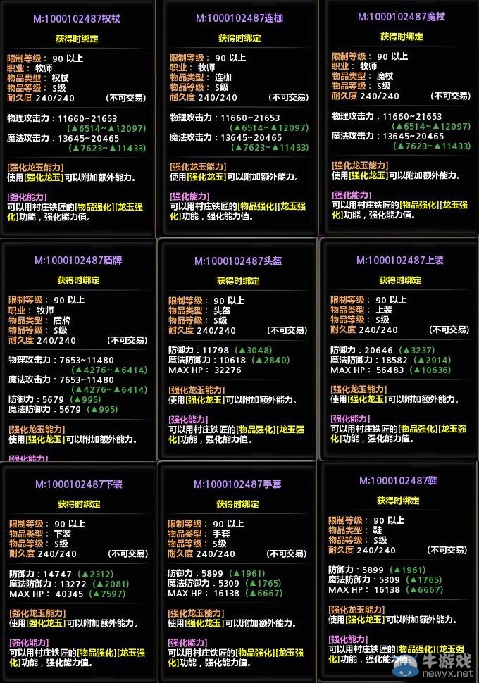 《龍之谷》90S科瑪進(jìn)化裝備屬性介紹