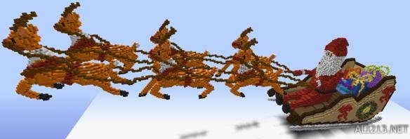《我的世界》圣誕老人建筑作品圖鑒大全
