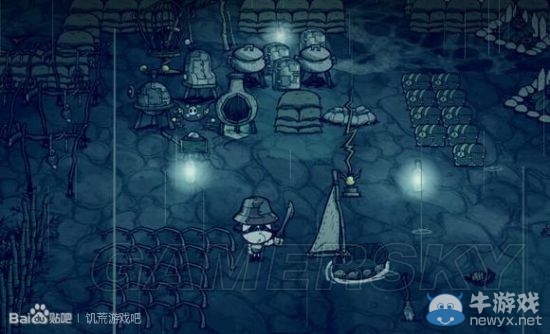 《饑荒》DLC海難船在陸地行駛BUG方法