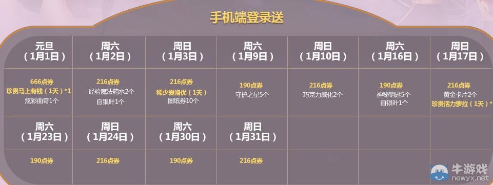 《QQ炫舞》一月手機(jī)端專屬回饋
