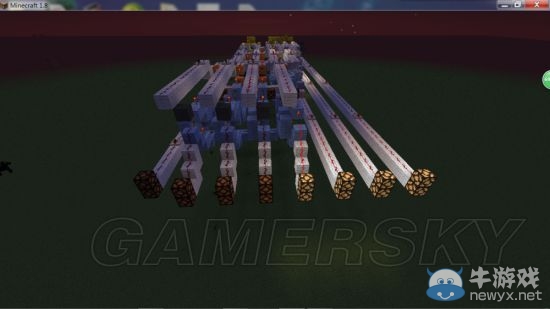 《我的世界》1.8紅石乘算器原理圖文解析