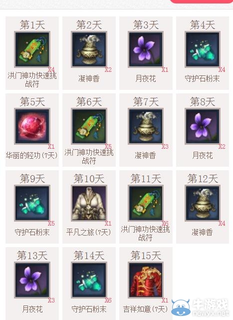 《劍靈》掌上道聚城累計簽到