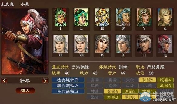 《三國(guó)志13》著名武將屬性數(shù)據(jù)大全