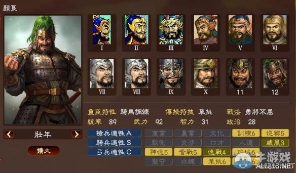 《三國(guó)志13》著名武將屬性數(shù)據(jù)大全