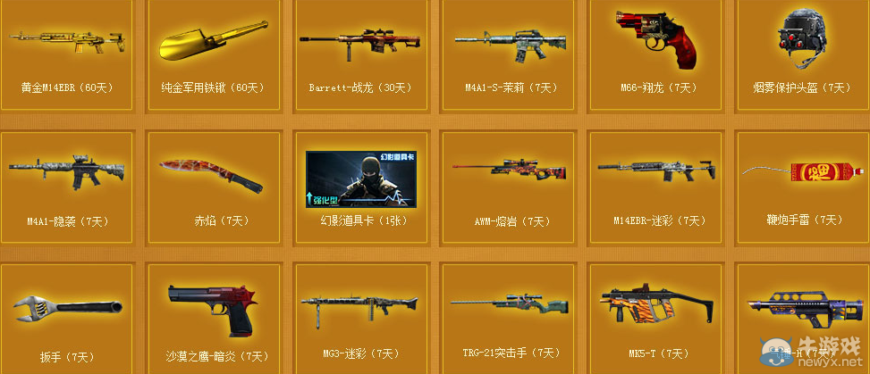 cf2月軍火基地活動(dòng) 領(lǐng)券兌換豪華武器