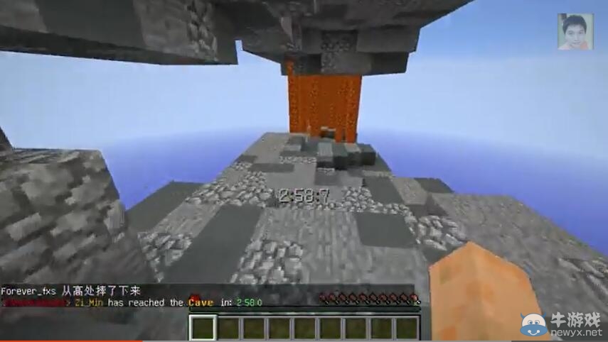 《我的世界》1.8雙人小游戲 一血跑酷競速（籽岷）視頻解說