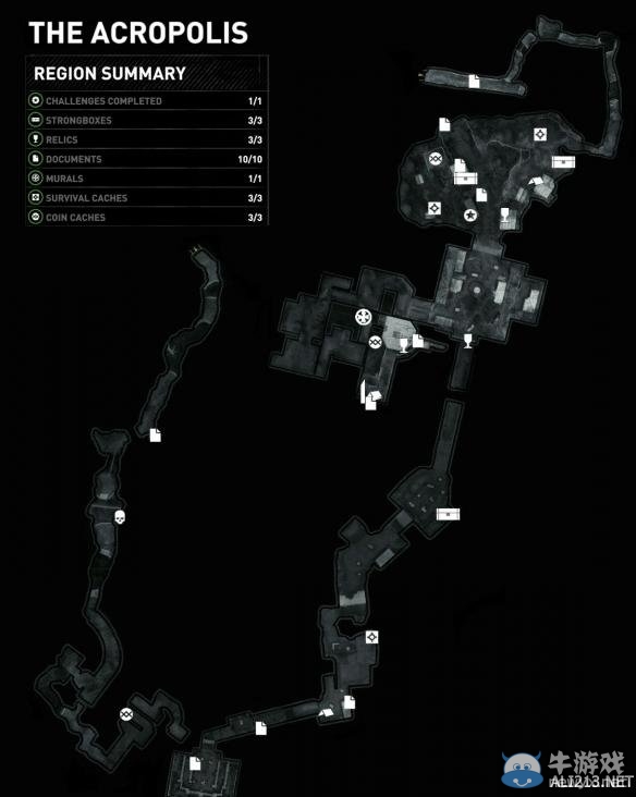 《古墓麗影：崛起》材料獎杯及收集地圖大全