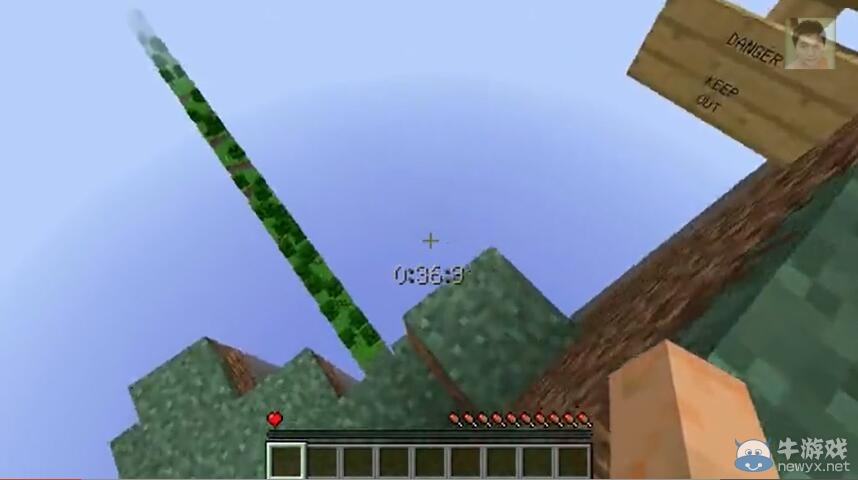 《我的世界》1.8雙人小游戲 一血跑酷競速（籽岷）視頻解說