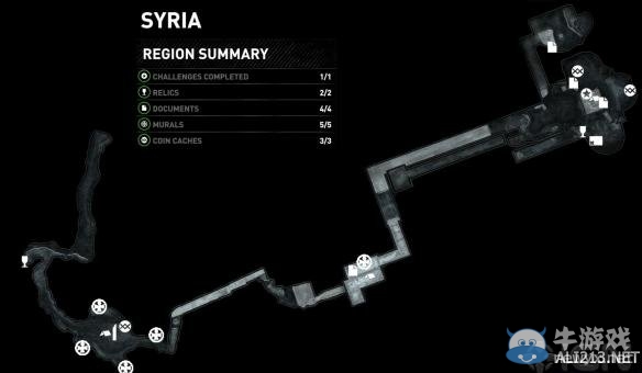 《古墓麗影：崛起》材料獎杯及收集地圖大全