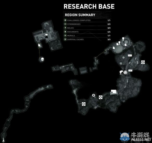 《古墓麗影：崛起》材料獎杯及收集地圖大全