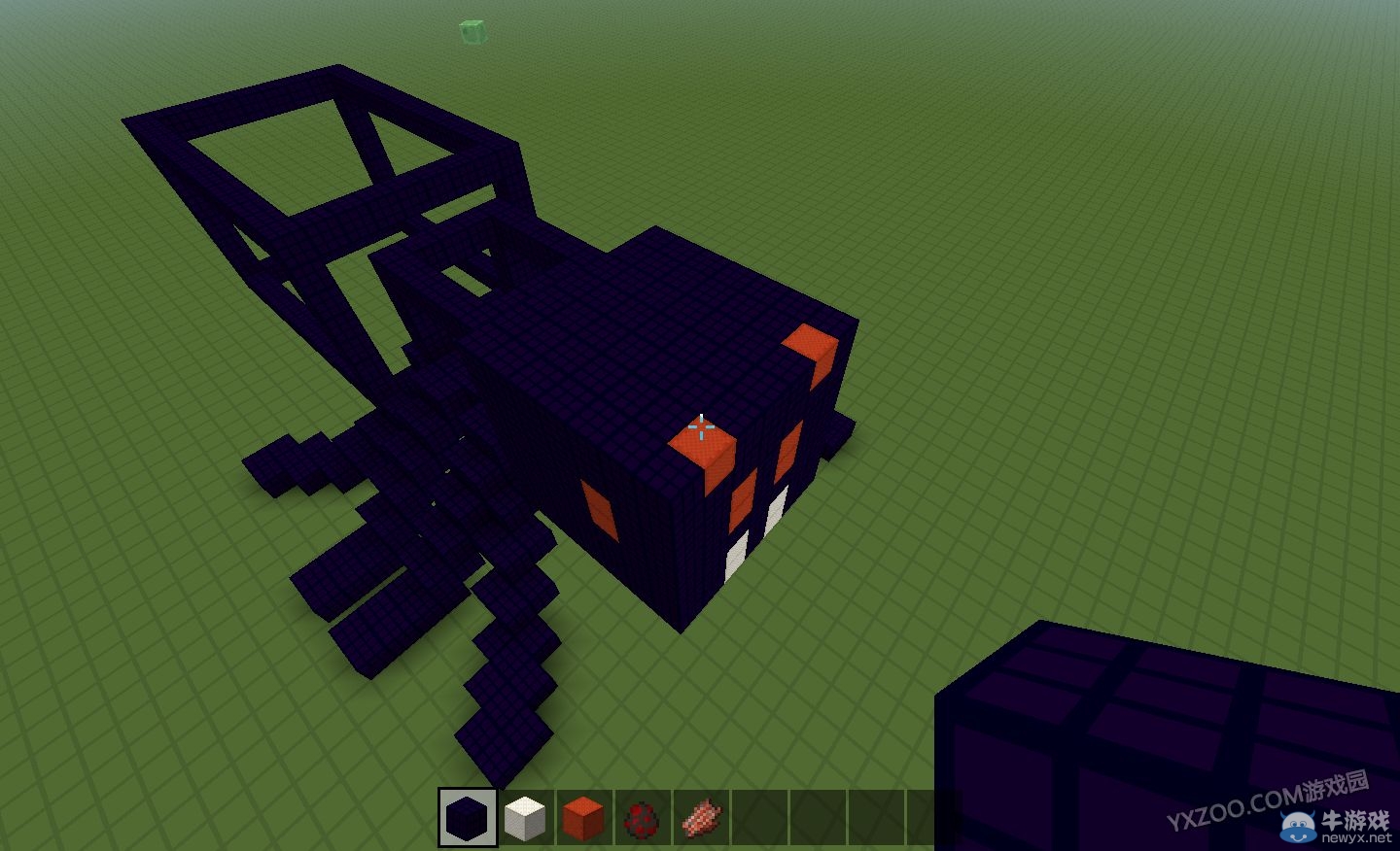 《我的世界》蜘蛛模型房屋建筑圖文教程