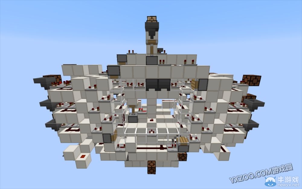 《我的世界》信標光柱顯示時鐘制作攻略