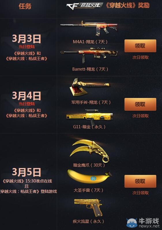 cf聯(lián)動(dòng)大狂歡活動(dòng) 幸運(yùn)用戶免費(fèi)領(lǐng)禮包