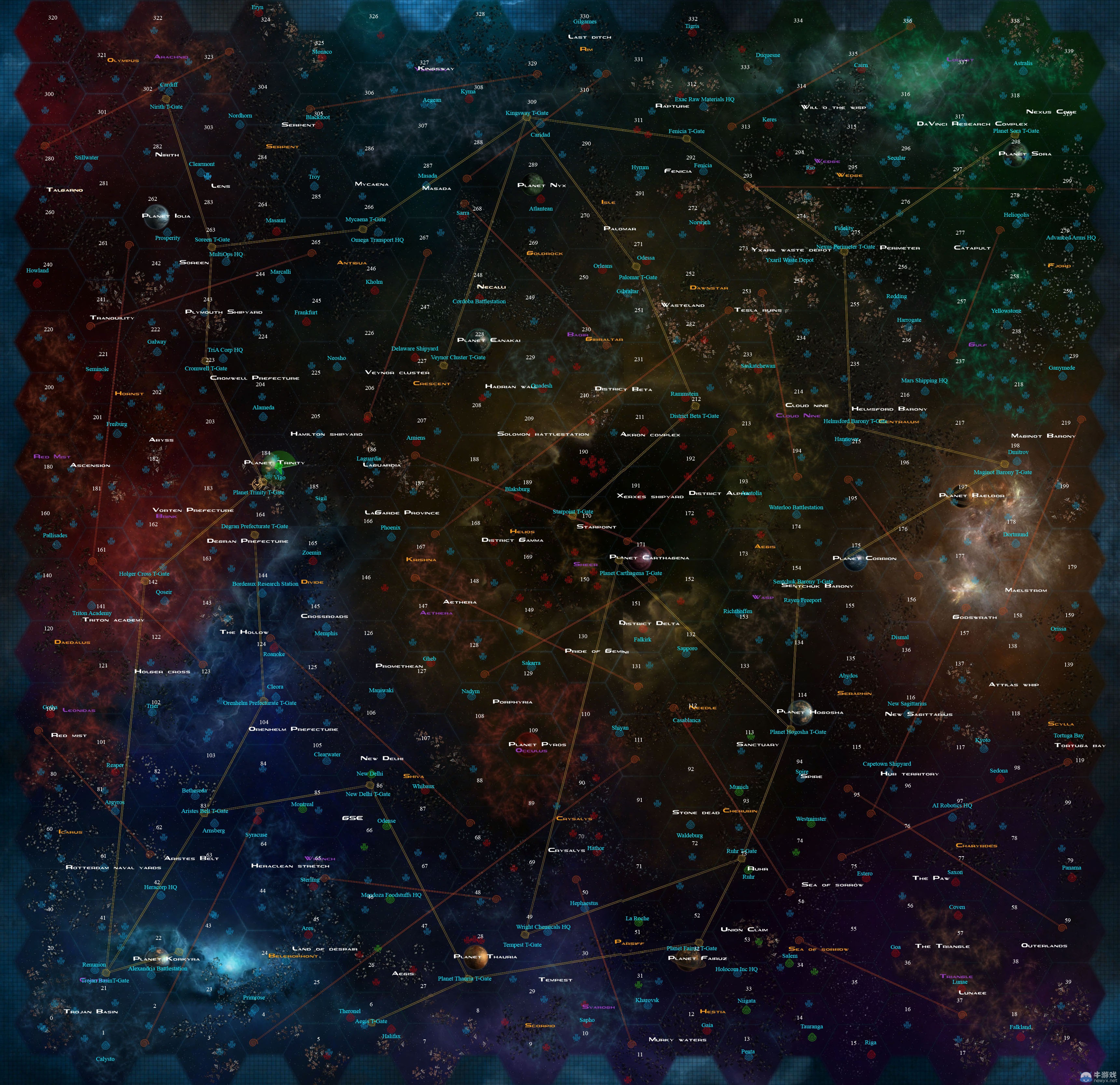 《雙子星座2》全星圖一覽攻略