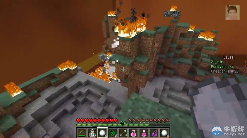 《我的世界》1.8雙人熊孩子小游戲 烈火雄心（籽岷）視頻解說