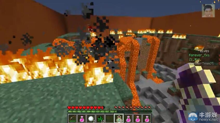 《我的世界》1.8雙人熊孩子小游戲 烈火雄心（籽岷）視頻解說