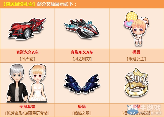 《QQ飛車》3Q幣搶永久變形A+變形套裝！